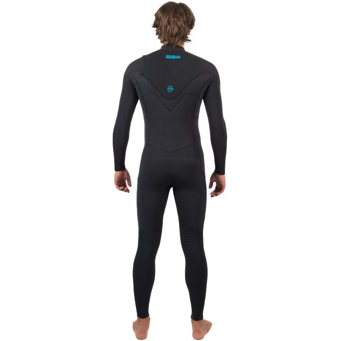 2025 Gul Mens Flexor Recore 3/2mm Chest Zip GBS Wetsuit FX1214-C2 - Black